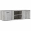 Vidaxl Mueble De Tv De Madera De Ingeniería Gris Sonoma 120x34x37 Cm