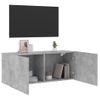 Vidaxl Mueble Para Tv De Pared Gris Hormigón 100x30x41 Cm