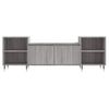 Vidaxl Mueble Para Tv Madera Contrachapada Gris Sonoma 160x35x55 Cm