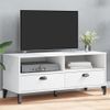 Vidaxl Mueble De Tv Viken Madera Maciza De Pino Blanco