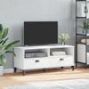 Vidaxl Mueble De Tv Viken Madera Maciza De Pino Blanco