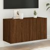 Vidaxl Mueble Para Tv De Pared Roble Marrón 80x30x41 Cm