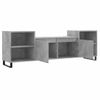 Vidaxl Mueble Para Tv Madera Contrachapada Gris Hormigón 160x35x55 Cm