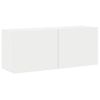 Vidaxl Mueble Para Tv De Pared Blanco 100x30x41 Cm