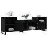 Vidaxl Mueble Para Tv Madera Contrachapada Negro 160x35x55 Cm