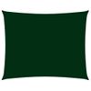 Toldo De Vela Rectangular Tela Oxford Verde Oscuro 3,5x5 M