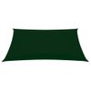 Toldo De Vela Rectangular De Tela Oxford Verde Oscuro 2,5x3 M