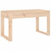 Vidaxl Banco De Jardín Madera Maciza De Pino 80x38x45 Cm Marrón