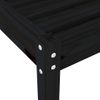 Vidaxl Tumbonas Con Mesa 2 Uds Madera Maciza De Pino Negro