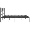 Vidaxl Estructura De Cama Con Cabecero Metal Negro 200x200 Cm