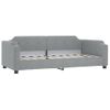 Vidaxl Sofá Cama Tela Gris Claro 80x200 Cm