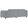 Vidaxl Sofá Cama Tela Gris Claro 80x200 Cm