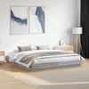 Vidaxl Estructura De Cama Con Luces Led Gris Sonoma 200x200 Cm