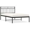 Vidaxl Estructura De Cama Con Cabecero Metal Negro 107x203 Cm