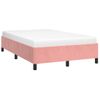 Vidaxl Estructura De Cama Terciopelo Rosa 120x190 Cm