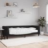 Vidaxl Sofá Cama Con Colchón Terciopelo Negro 80x200 Cm