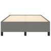 Vidaxl Estructura De Cama Tela Gris Oscuro 120x190 Cm