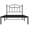 Vidaxl Estructura De Cama Con Cabecero Metal Negro 100x190 Cm