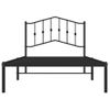 Vidaxl Estructura De Cama Con Cabecero Metal Negro 100x190 Cm