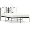 Vidaxl Estructura De Cama Con Cabecero Metal Negro 120x190 Cm