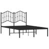 Vidaxl Estructura De Cama Con Cabecero Metal Negro 120x190 Cm