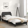 Vidaxl Cama Con Cabecero Cuero Sintético Negro Y Blanco 80x200 Cm