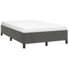 Vidaxl Estructura De Cama Terciopelo Gris Oscuro 120x190 Cm