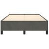 Vidaxl Estructura De Cama Terciopelo Gris Oscuro 120x190 Cm