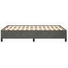 Vidaxl Estructura De Cama Terciopelo Gris Oscuro 120x190 Cm