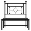 Vidaxl Estructura De Cama Con Cabecero Metal Negro 80x200 Cm