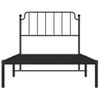 Vidaxl Estructura De Cama Con Cabecero Metal Negro 100x200 Cm