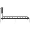 Vidaxl Estructura De Cama Con Cabecero Metal Negro 100x200 Cm