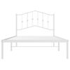 Vidaxl Estructura De Cama De Metal Con Cabecero Blanco 100x190 Cm