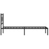 Vidaxl Estructura De Cama Con Cabecero Metal Negro 90x190 Cm