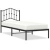 Vidaxl Estructura De Cama Con Cabecero Metal Negro 90x190 Cm