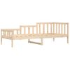 Vidaxl Sofá Cama Madera Maciza De Pino 90x190 Cm Marrón