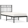 Vidaxl Estructura De Cama Con Cabecero Metal Negro 80x200 Cm