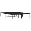 Vidaxl Estructura De Cama De Metal Negro 140x200 Cm