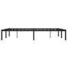 Vidaxl Estructura De Cama De Metal Negro 140x200 Cm