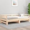 Vidaxl Sofá Cama Nido Madera Maciza De Pino 90x190 Cm Marrón