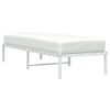 Vidaxl Estructura De Cama Metal Blanco 75x190 Cm