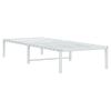 Vidaxl Estructura De Cama Metal Blanco 75x190 Cm