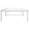 Vidaxl Estructura De Cama Metal Blanco 75x190 Cm