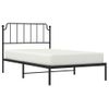 Vidaxl Estructura De Cama Con Cabecero Metal Negro 107x203 Cm