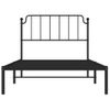 Vidaxl Estructura De Cama Con Cabecero Metal Negro 107x203 Cm