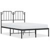 Vidaxl Estructura De Cama Con Cabecero Metal Negro 120x190 Cm