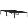 Vidaxl Estructura De Cama De Metal Negro 90x190 Cm