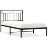 Vidaxl Estructura De Cama Con Cabecero Metal Negro 100x190 Cm