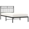 Vidaxl Estructura De Cama Con Cabecero Metal Negro 100x190 Cm