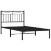 Vidaxl Estructura De Cama Con Cabecero Metal Negro 100x190 Cm